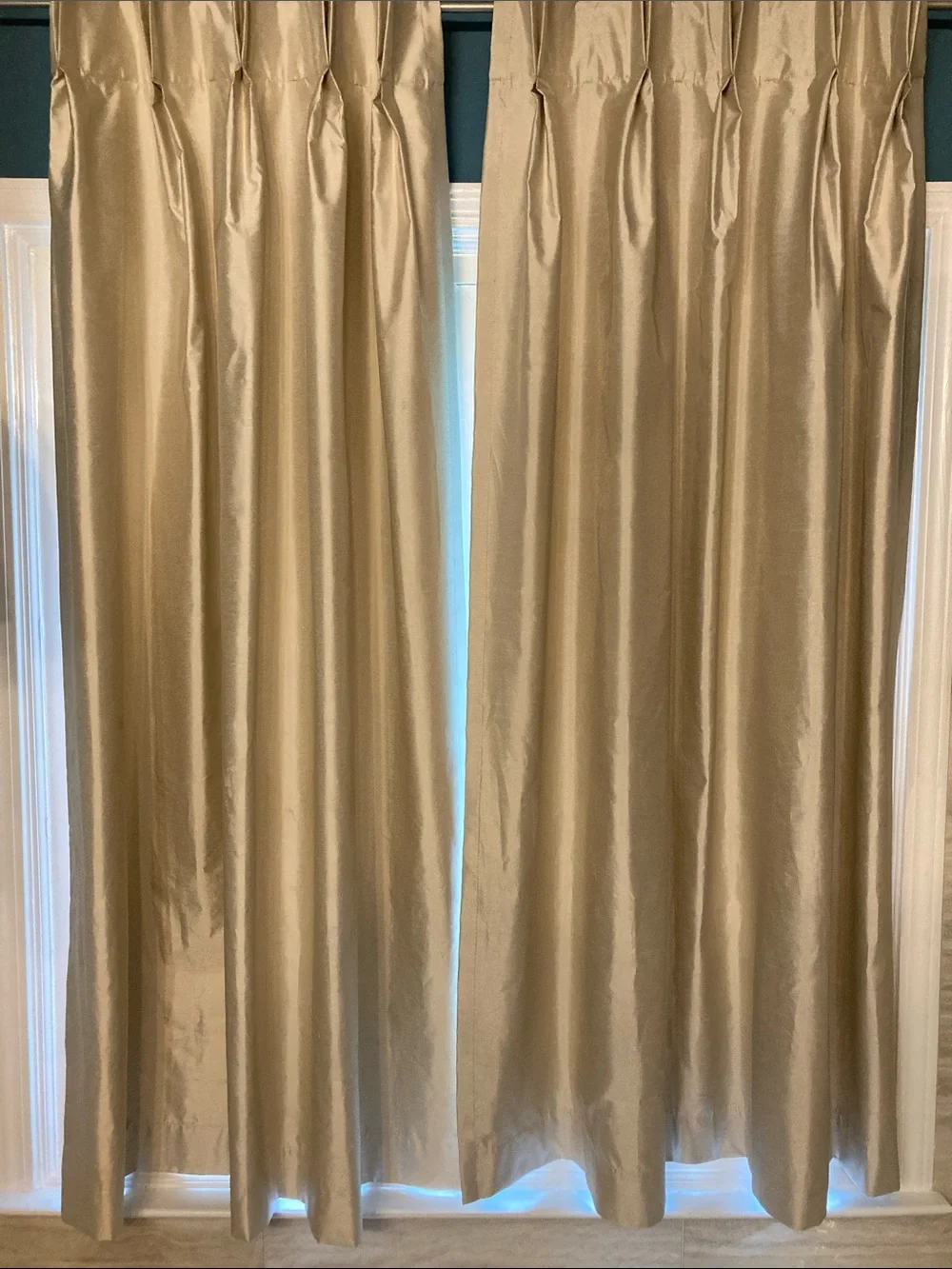 Platinum Collection 100% Blackout Curtain Panel - Champagne
